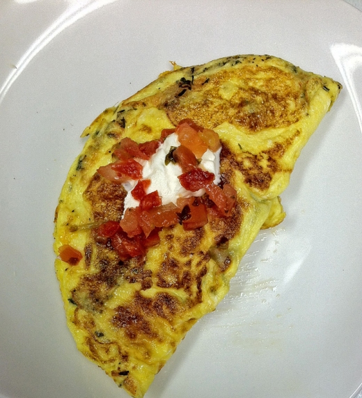 omelette le make do.blog